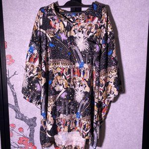 Vintage Jim Buffet Full Print Button Up